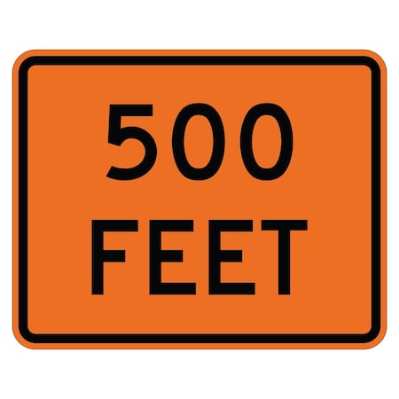 Sign Solutions Usa 18 in Height, 24 in Width, Aluminum, Horizontal Rectangle DUS08DFO2418W16-2P